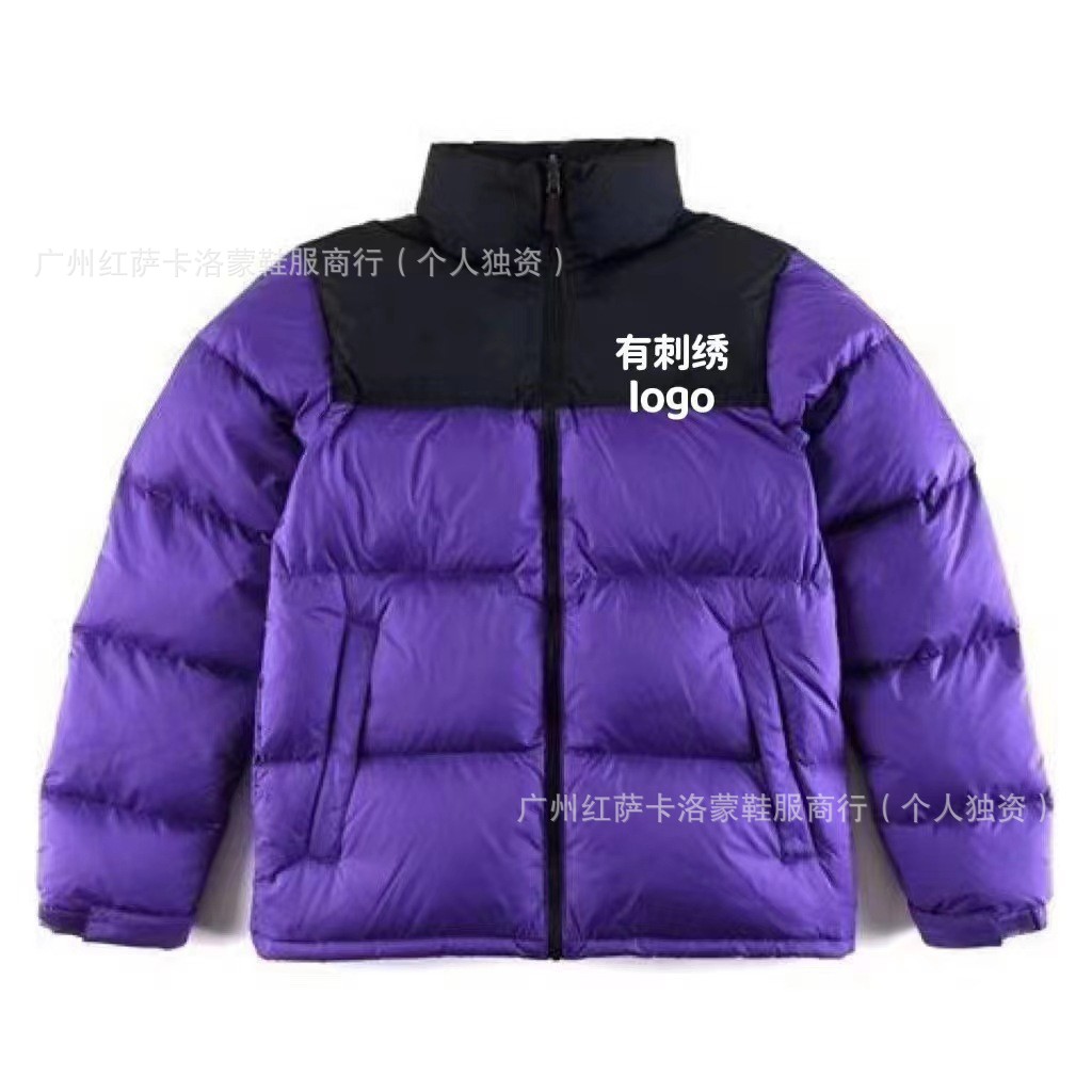Putian versión alta chaqueta de plumón de cara norte 1996 versión americana de hombres y mujeres 90 chaqueta de bordado blanco 700 chaqueta cálida image 22
