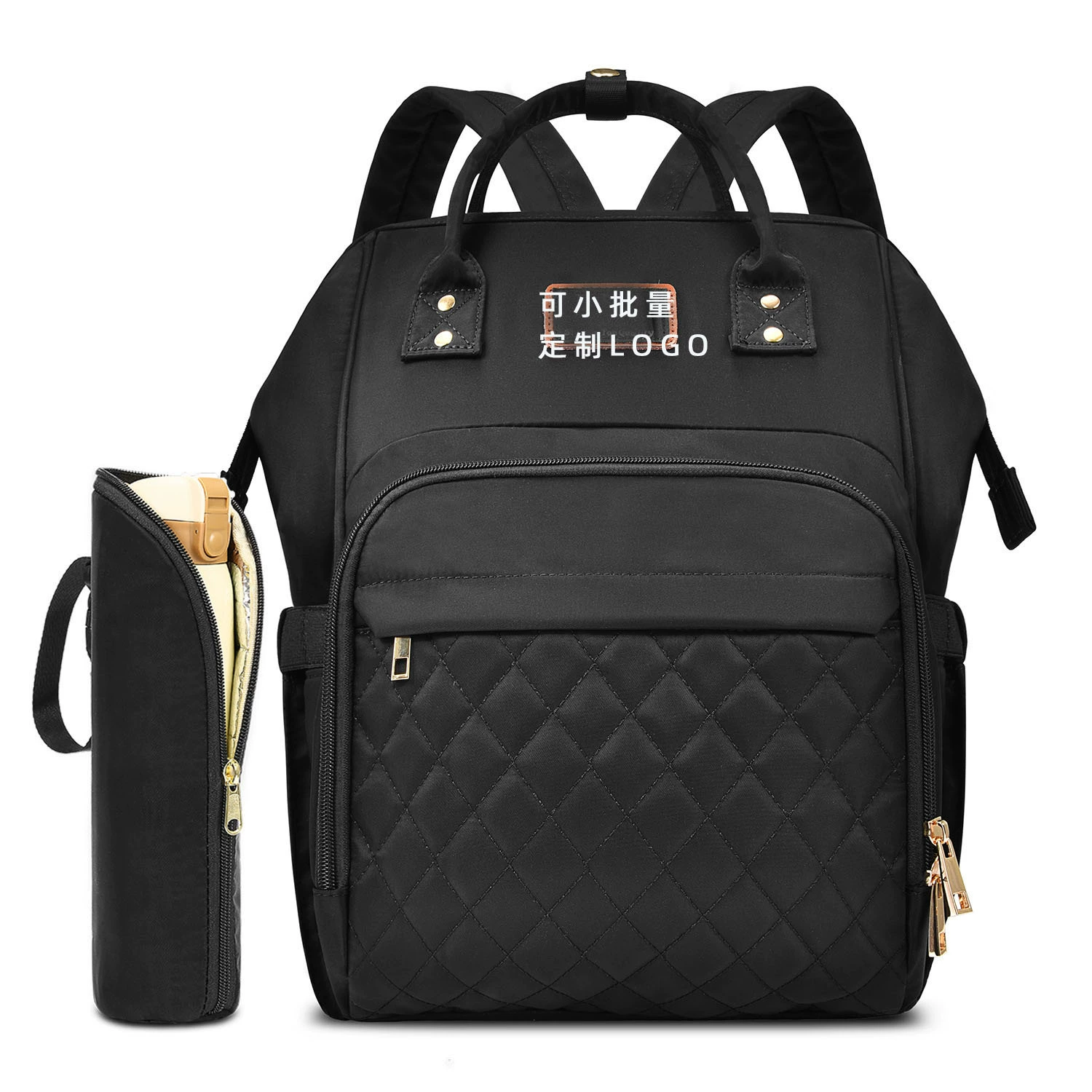 Laptop, capacious backpack for mother and baby, universal handheld storage system for traveling