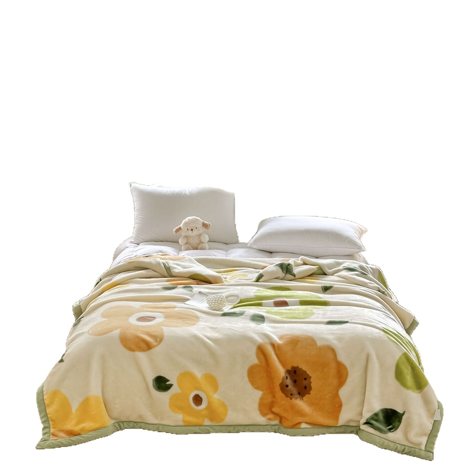 Mantras de doble capa de Lacher otoño y invierno hogar doble sofá cama mantas gruesas de oficina siesta mantas al por mayor