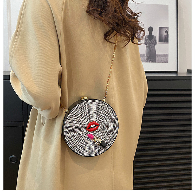 Women's Small PVC Lips Streetwear Lock Clasp Crossbody Bag display picture 27