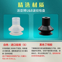 机械手真空吸盘B5/B8/B10/B15/U8/U15系列工业气动配件