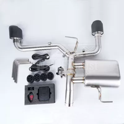 Suitable for Bmw 3 Series E92 335I 2004-2011 Stainless Steel Valve Tail Section Exhaust Pipe Modification Exhaust (Exhaust pipe)
