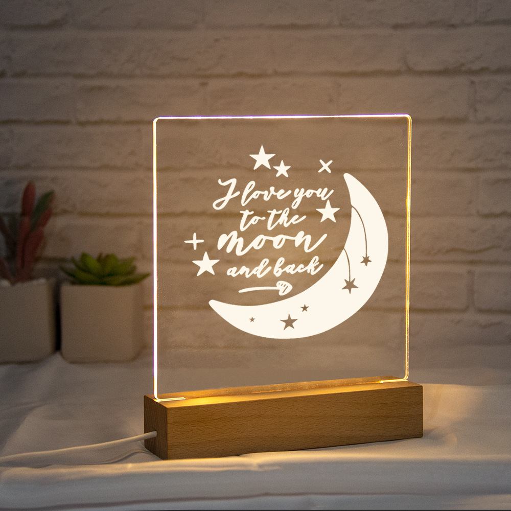 3D Cartoon Night Light
