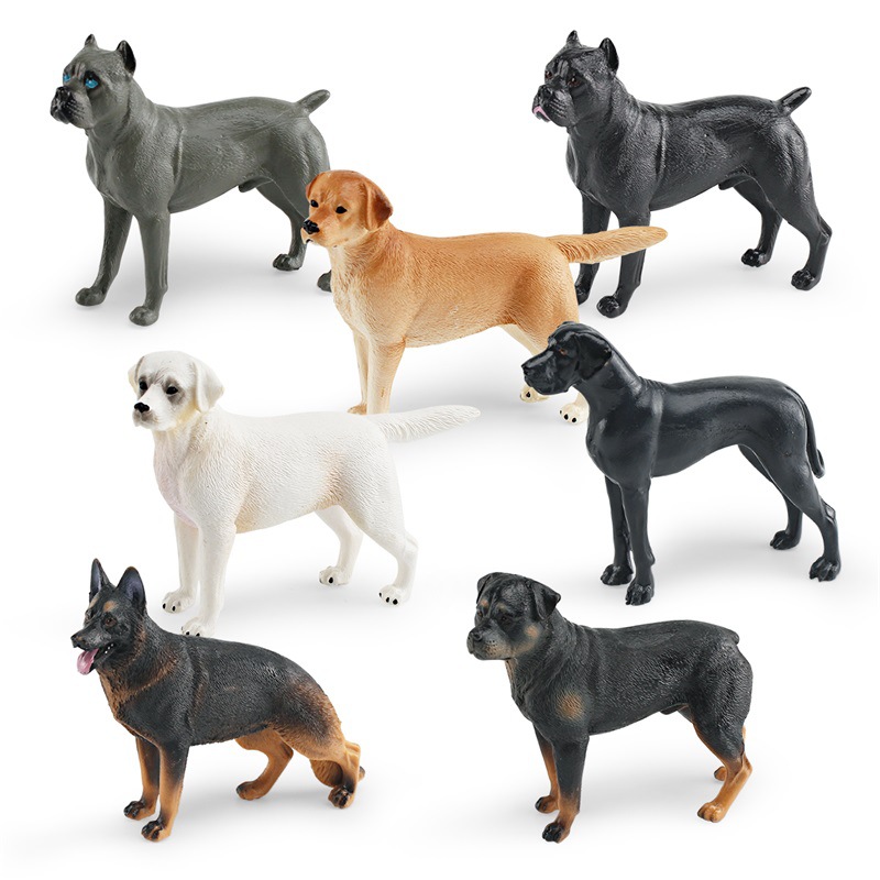 Perro Pastor de simulación transfronteriza Rowena perro Labrador Casero perro Gran danés mascota perro modelo animal
