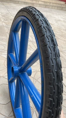 tires of hand trucks, 26x2 Non-industrial tires - rim-large-wave-solid-tire-26x212-model