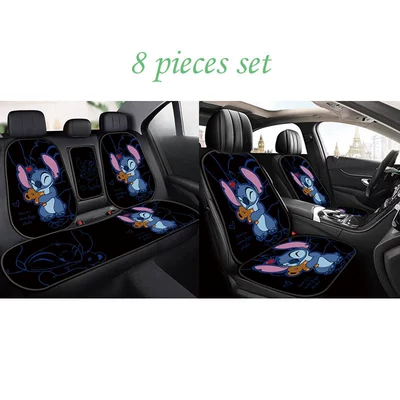 Seat cushion, seat cover — Car Seat Cushion and Back - rz-stitch-car-seat-cushion-9-front-seat-four-piece-set