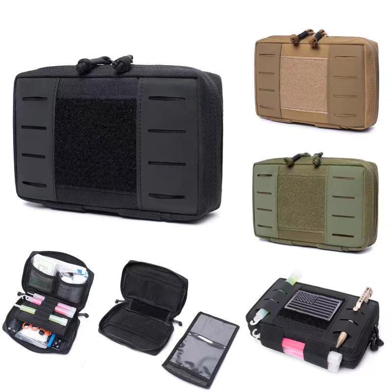 Military fan tactical MOLLE sub-bag laser-cut EDC tool bag outdoor hiking backpack expansion storage accessory bag