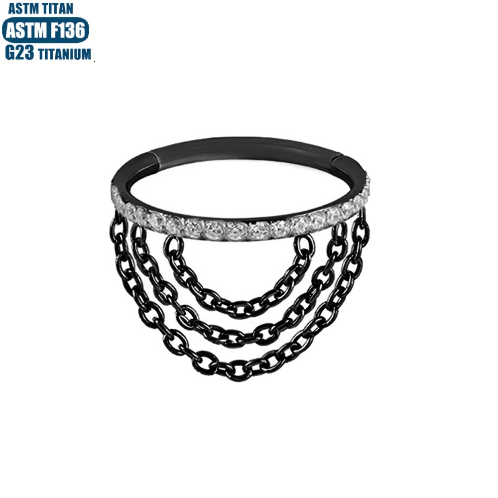 Pointed titanium steel lip stud product view