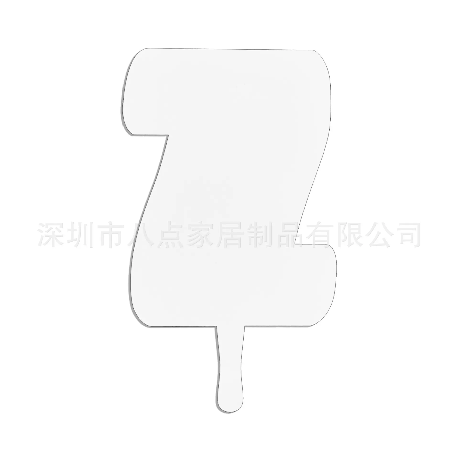热转印热升华扇子 毕业季手持扇 双面印图 MDF材质