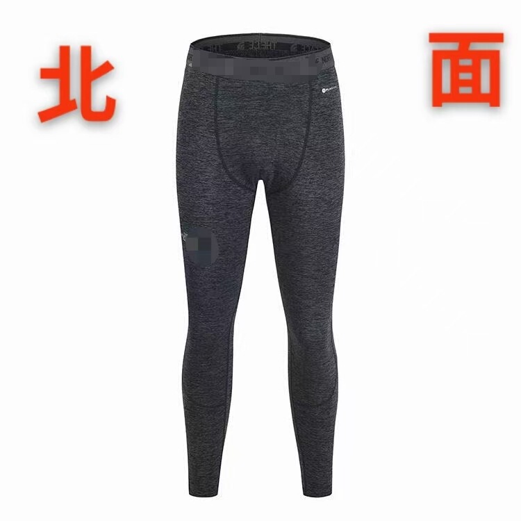 冬のアウトドアサイクリングスポーツサーマル下着セットメンズランニングフィットネススキー機能通気性と速乾性|undefined