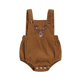 Z 76522 Christmas Deer Romper �}�Q��¹�B�w�� �W���L��羳