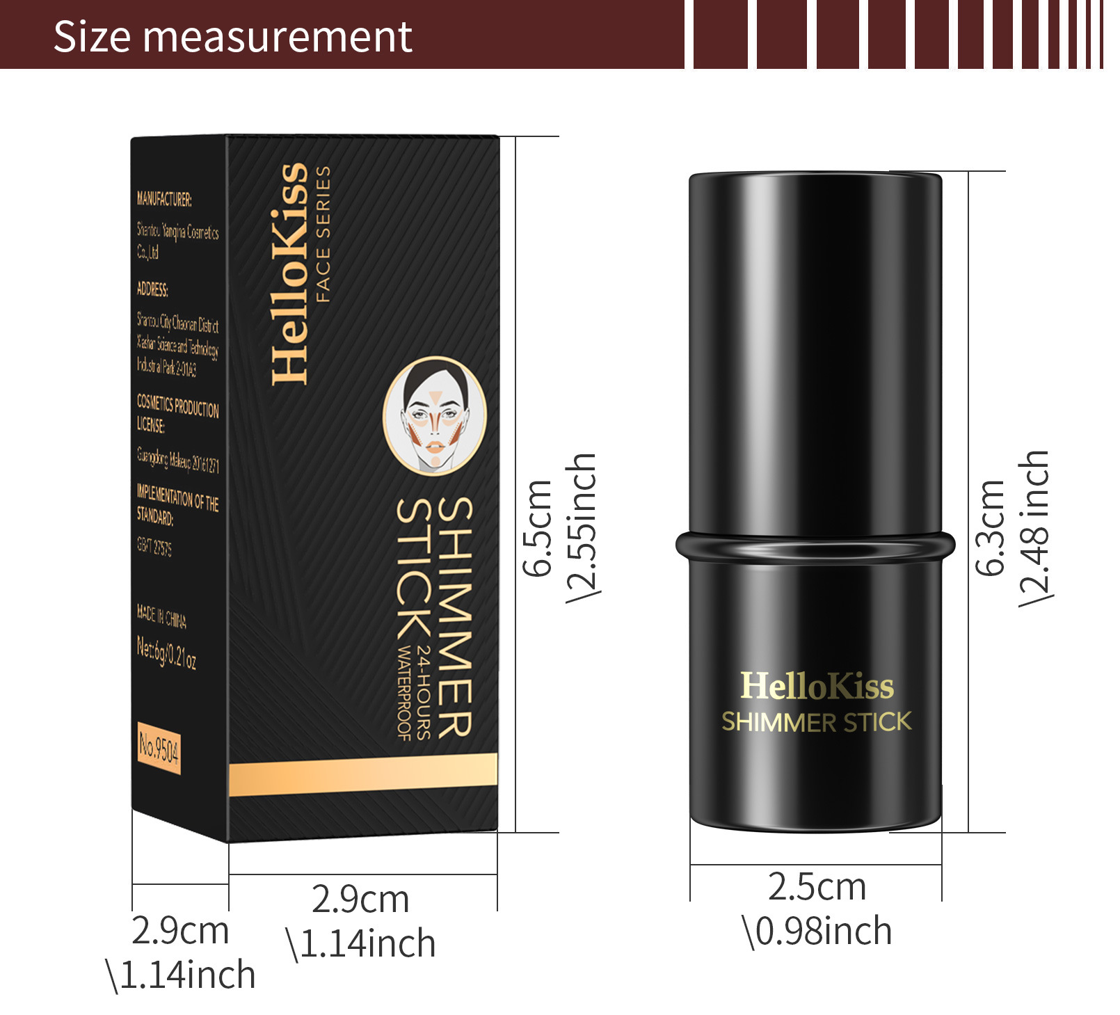 HelloKiss Highlight Brightening Contouring Stick Three-dimensional Face Base Multi-color Highlight Shadow Concealer Pen Makeup undefined
