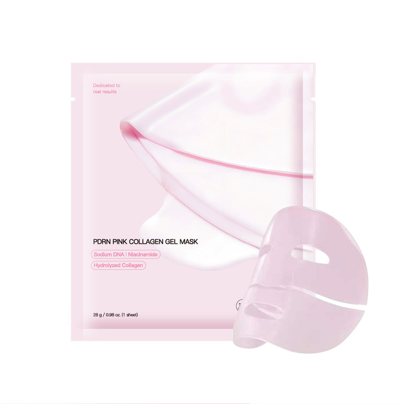 跨境PDRN PINK COLLAGEN GEL MASK粉色胶原蛋白面膜果冻分体面膜|undefined