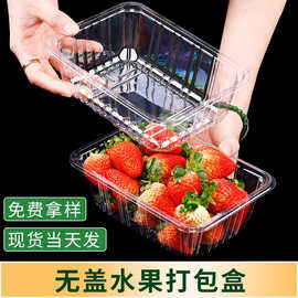 水果包装盒一次性果蔬托盘食品级超市用透明水果塑料盒生鲜打包盒