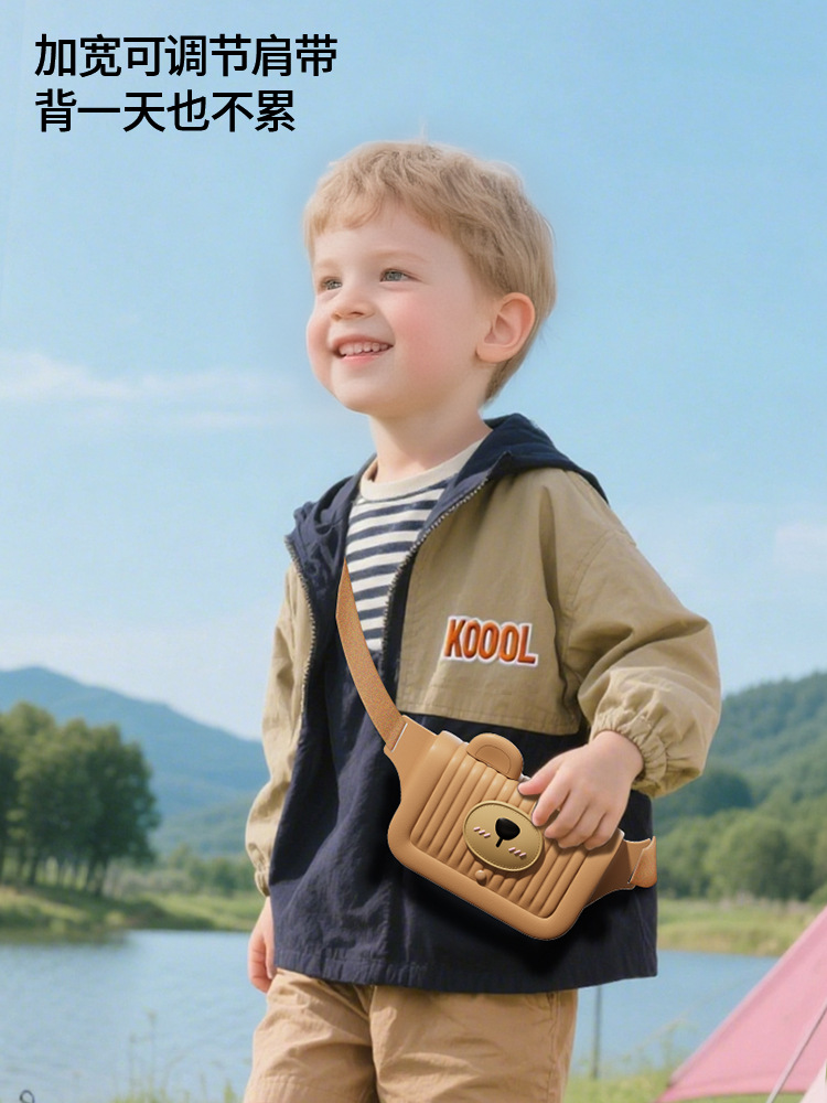 Bolsos de cintura para niños EVA, bolsos de pecho casuales para animales, bolsos de viaje deportivos al aire libre, bolsos de cambio, bolsos de hombro