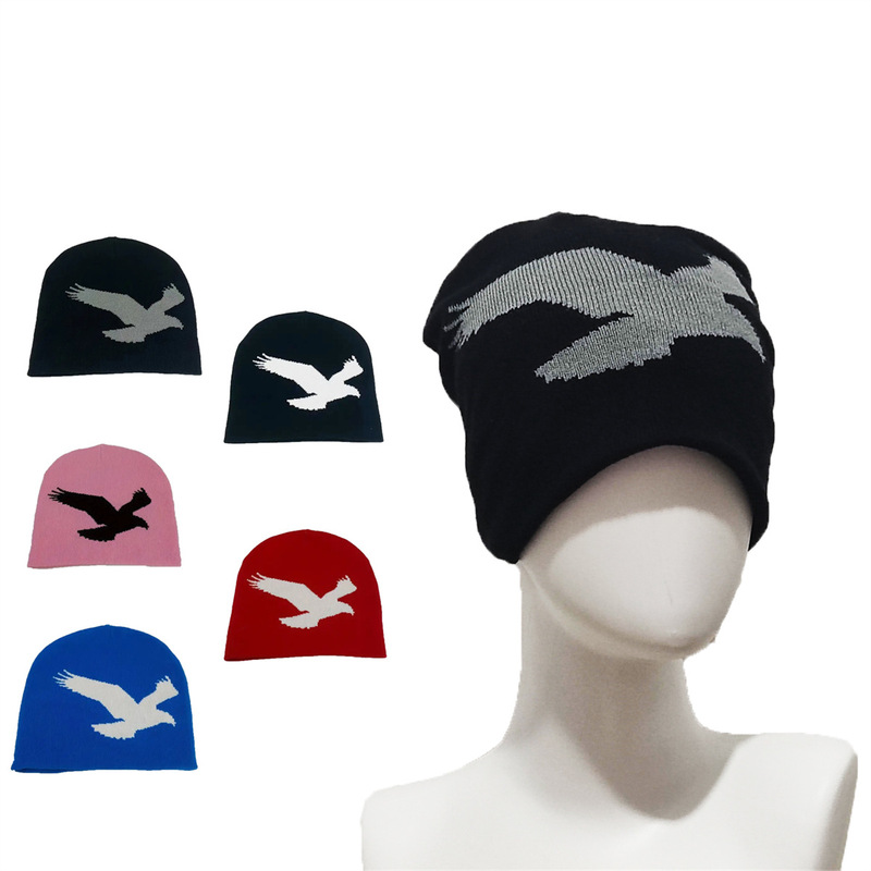 Cross-Border Manufacturer Direct Sales Hot-Selling Popular Ready-Made Versatile Simple Fashion Casual Y2K Jacquard Knitted Hat to Keep Warm
