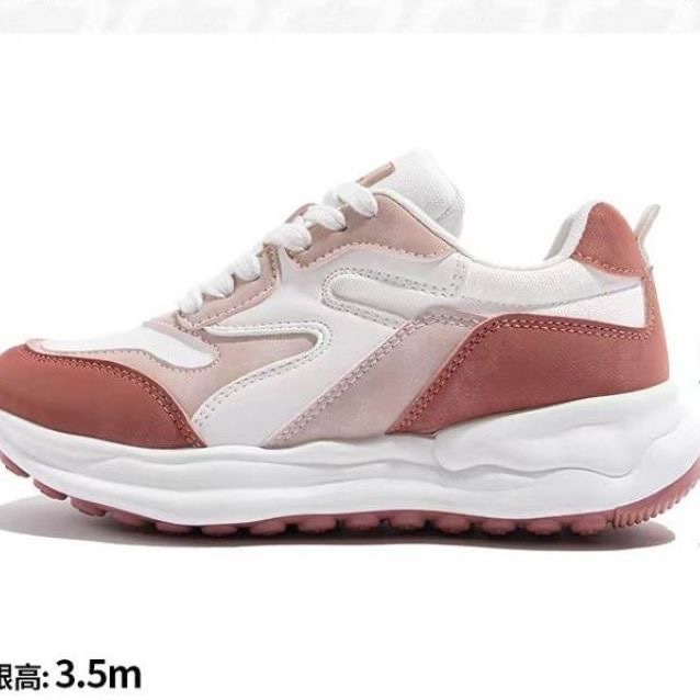 Zapatos deportivos 2026 nuevos zapatos versátiles en otoño ligero con suela gruesa zapatos casuales de papá zapatos de mujer zapatos de altura zapatos de mujer
