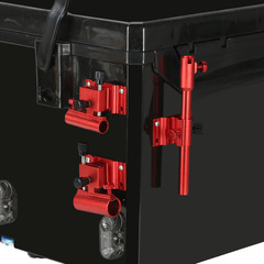 Aluminum Magnesium Alloy Fishing Rod Box Set of Three Fishing Rod Accessories, Cannon Stand Fish Guard Stand, Casting Bait Tray Stand, Fishing Gear Supplies