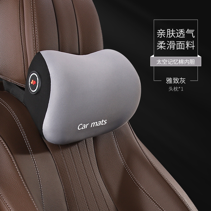 Reposacabezas del coche de negocios soporte lumbar espuma de memoria soporte lumbar almohada del asiento del coche reposacabezas del coche almohada de soporte del cuello del coche