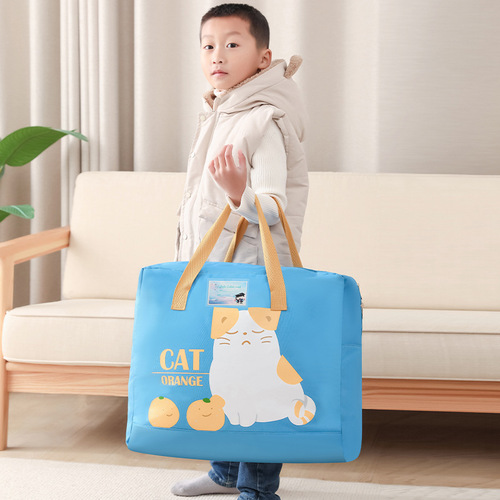 Kindergarten quilt storage bag household clothing luggage moving packing cotton bedding organizing bag portable wholesale