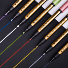STA Colorful Metal Marker Paint Pen Set Water-based Highlighter Ceramic Album Drawing Pen