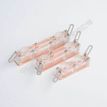 电脑水冷冷头紫铜底板亚克力面盖mos冷头扣具可调两分螺纹