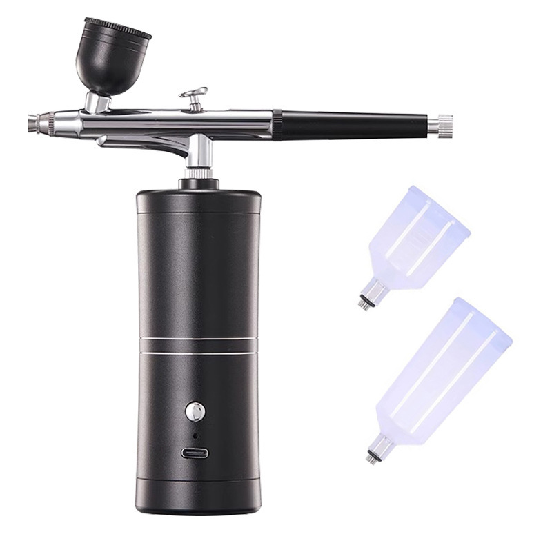 酸素注入器家庭用携帯型手持ち顔スプレーガンエッセンス導入スプレー高圧補水器絵画ネイル|undefined