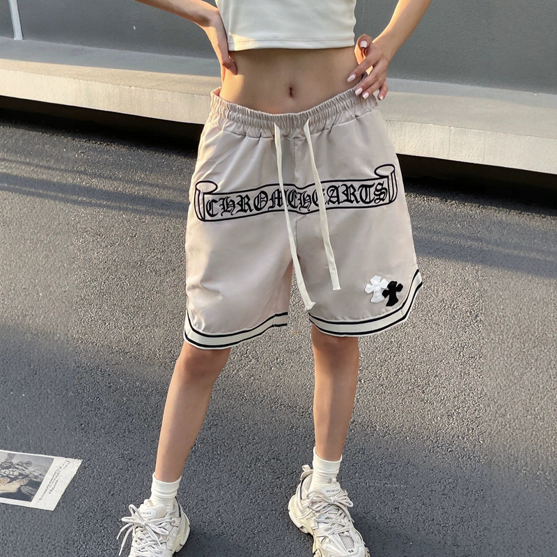 CH Chrome's correct version hot-selling wholesale, leather label cross quick-dry webbing shorts for men and women, one-piece drop shipping CH Chrome's correct version hot-selling wholesale, leather label cross quick-dry webbing shorts for men and women, one-piece drop shipping