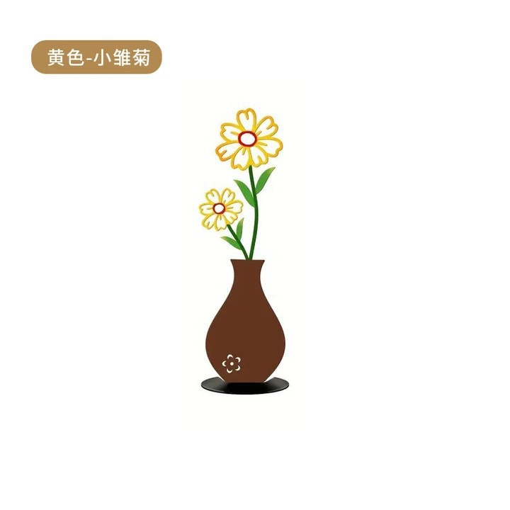 Planta de hierro forjado, decoración del gabinete de comedor, nicho de alta calidad, decoración de escritorio de la sala de estar, regalo personal image 14