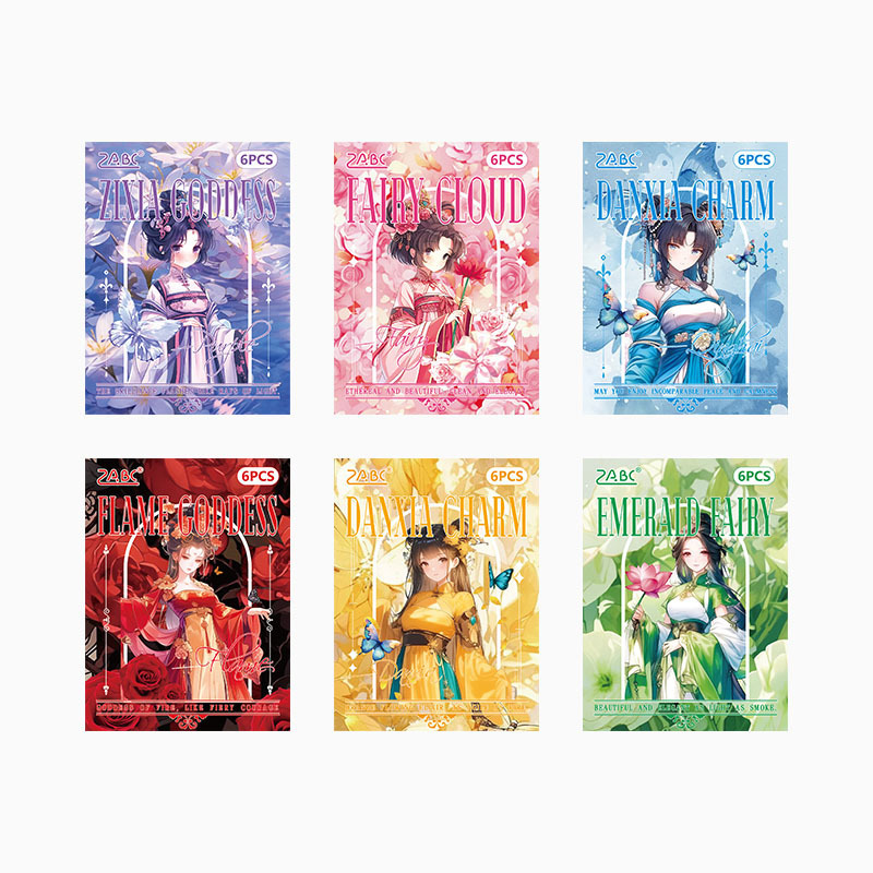 Liudan diosa mujer especial aceite y papel pegatinas diy diario pegatinas retro transfronterizas pegatinas de anime de chicas