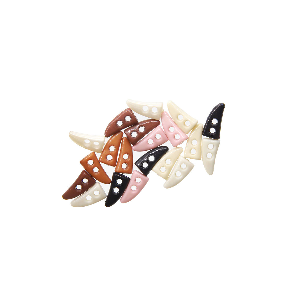 10mm上質樹脂牛角ボタンbjd潮游童衣補助材料1cm綿人形ボタンミニ童服ボタン