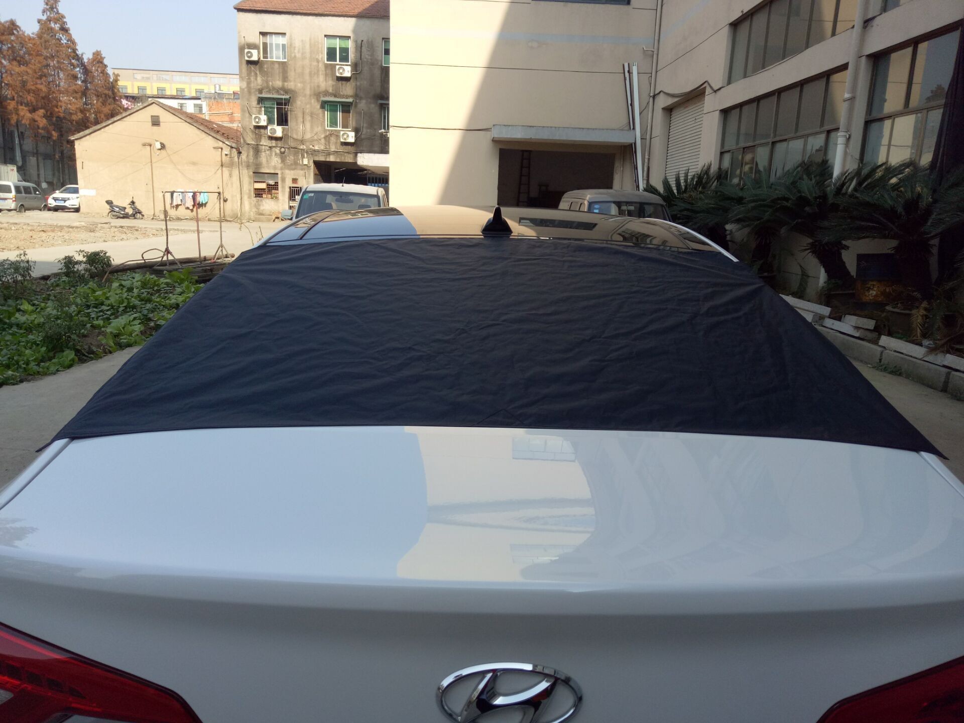 Rear Windshield Cover Black Snow Shield Anti-Freeze Car Snow Guard Anti-Icing Window Half-Cover Protector