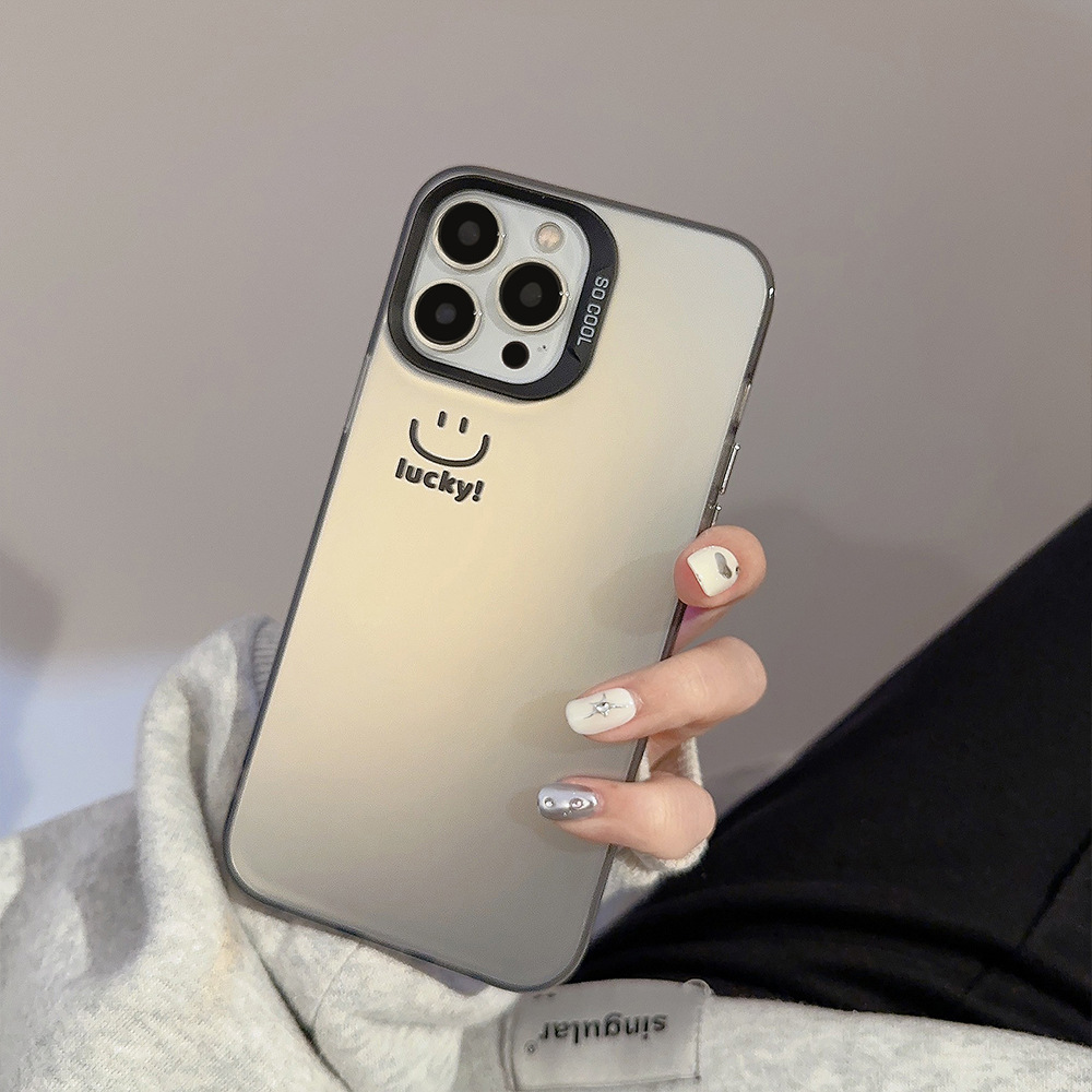 Handyhülle Für Iphone Premium Mit Smiley-design Und Fallschutz_voghion.com