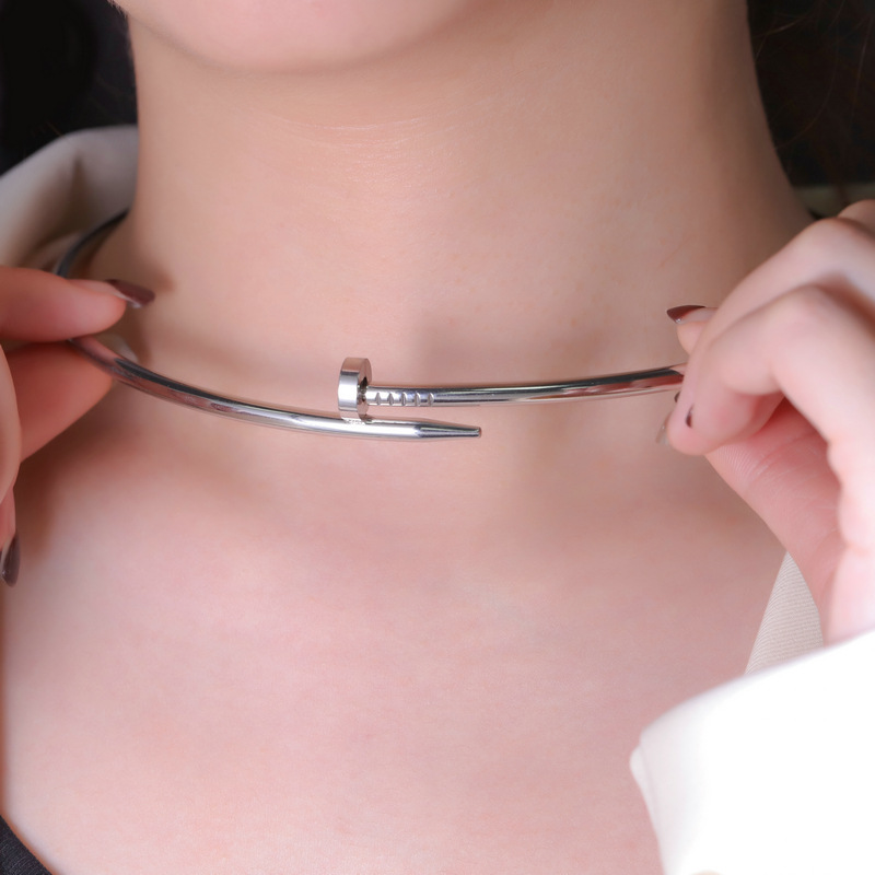 Classic trend choker stainless steel