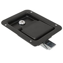 房車拖車配件 140*108mm嵌入式平面鎖帶兩把鑰匙 房車拖車車廂面