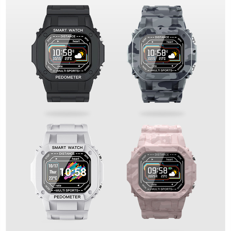 Smart bracelet watch i2 Bluetooth two-point touch button blood pressure blood oxygen heart rate health exercise step counting calories