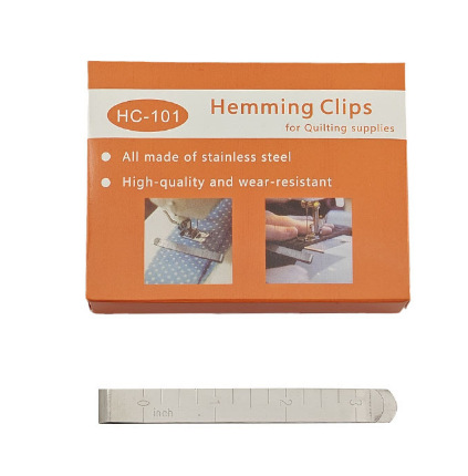 Rollo de costura de metal clip lateral Clip de costura 3 pulgadas Regla de medición acolchado clip de costura marca fija 20 paquete al por mayor