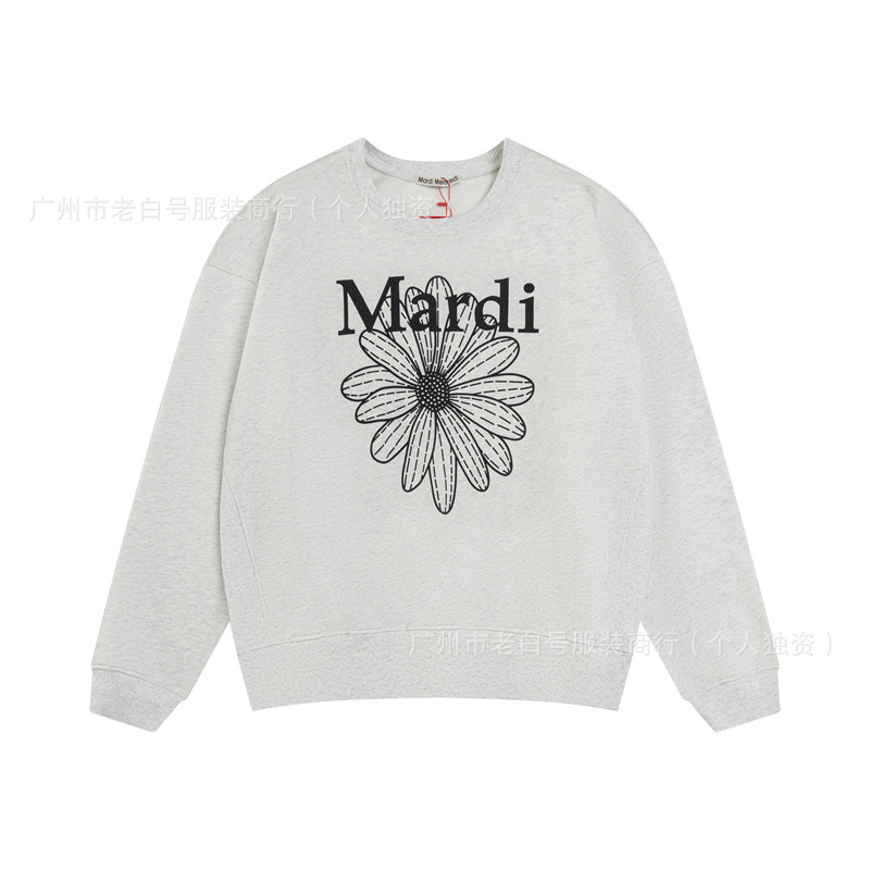 24SS 가을과 겨울 한국 패션 브랜드 골드 하이 실버 같은 작은 ZOU JU 인쇄베이스 클래식 느슨한 함정 땀