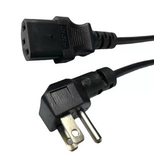 NEMA 5-15P��ʽ90�ȏ��^�����Դ�� ƽ�^��Ҏ���^16AWG�J�C