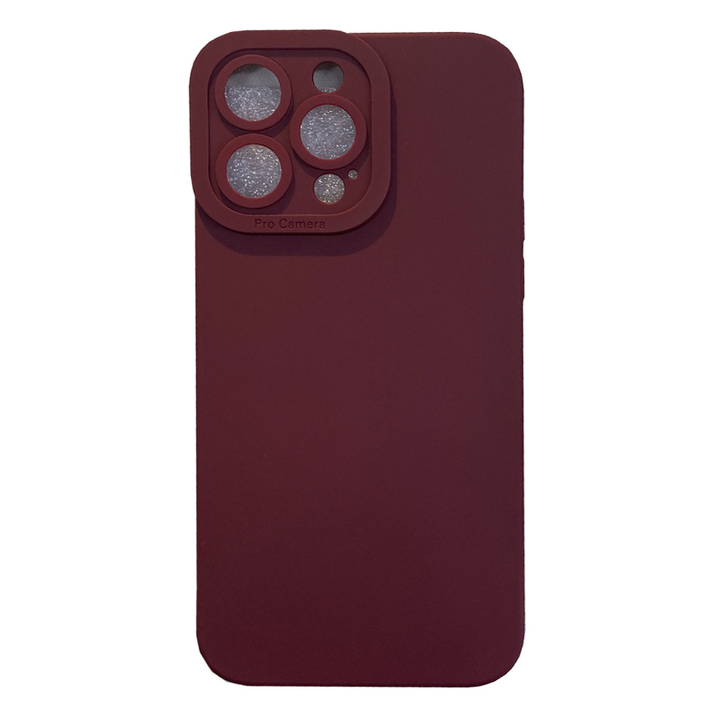Geeignet für iPhone 14 Promax Apple 13 Handyhülle Silikon 12 Material 11 matt TPU Volltonfarbe 15_voghion.com