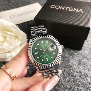 Foreign Trade Hot Selling Men's Casual Business Quartz Watch Simple with Calendar Large Dial Korean Quartz Watch Men's Watch