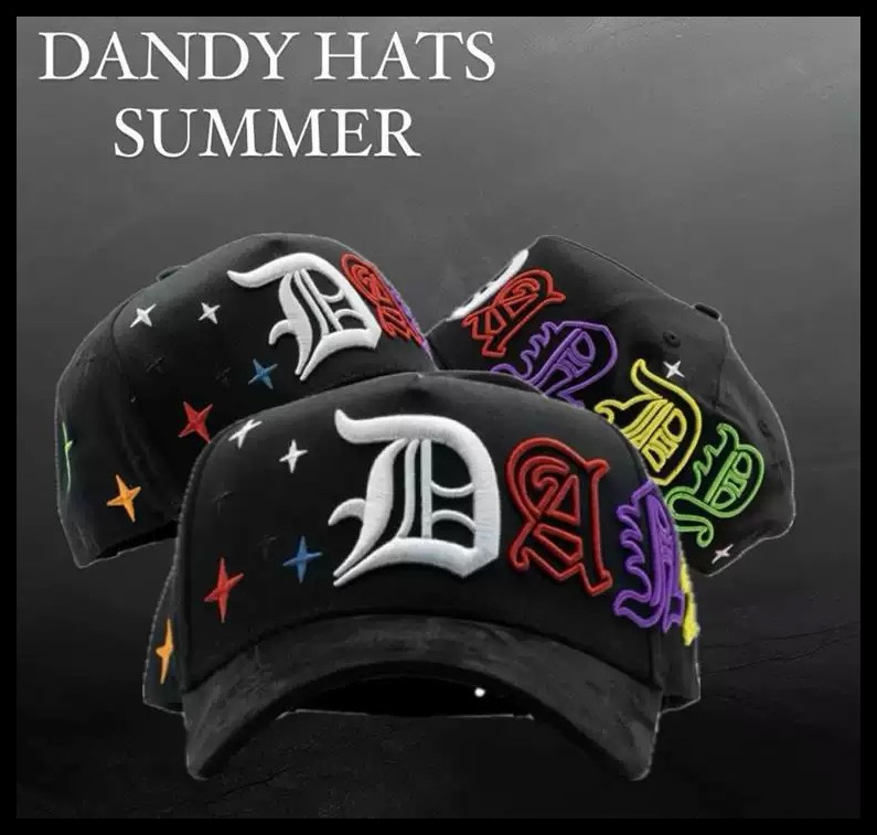 2025 explosión spot DANDY moda hip-hop tendencia gorra gorra de béisbol ajustable comercio exterior transfronterizo al por mayor