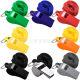 In stock ABS color whistle basketball football match referee halter whistle outdoor travel life whistle