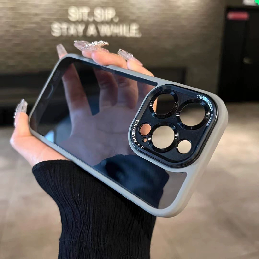 Чехол для телефона, совместимый металлический объектив, iPhone 13, 16 Pro Max, 14 Plus, защита от падений