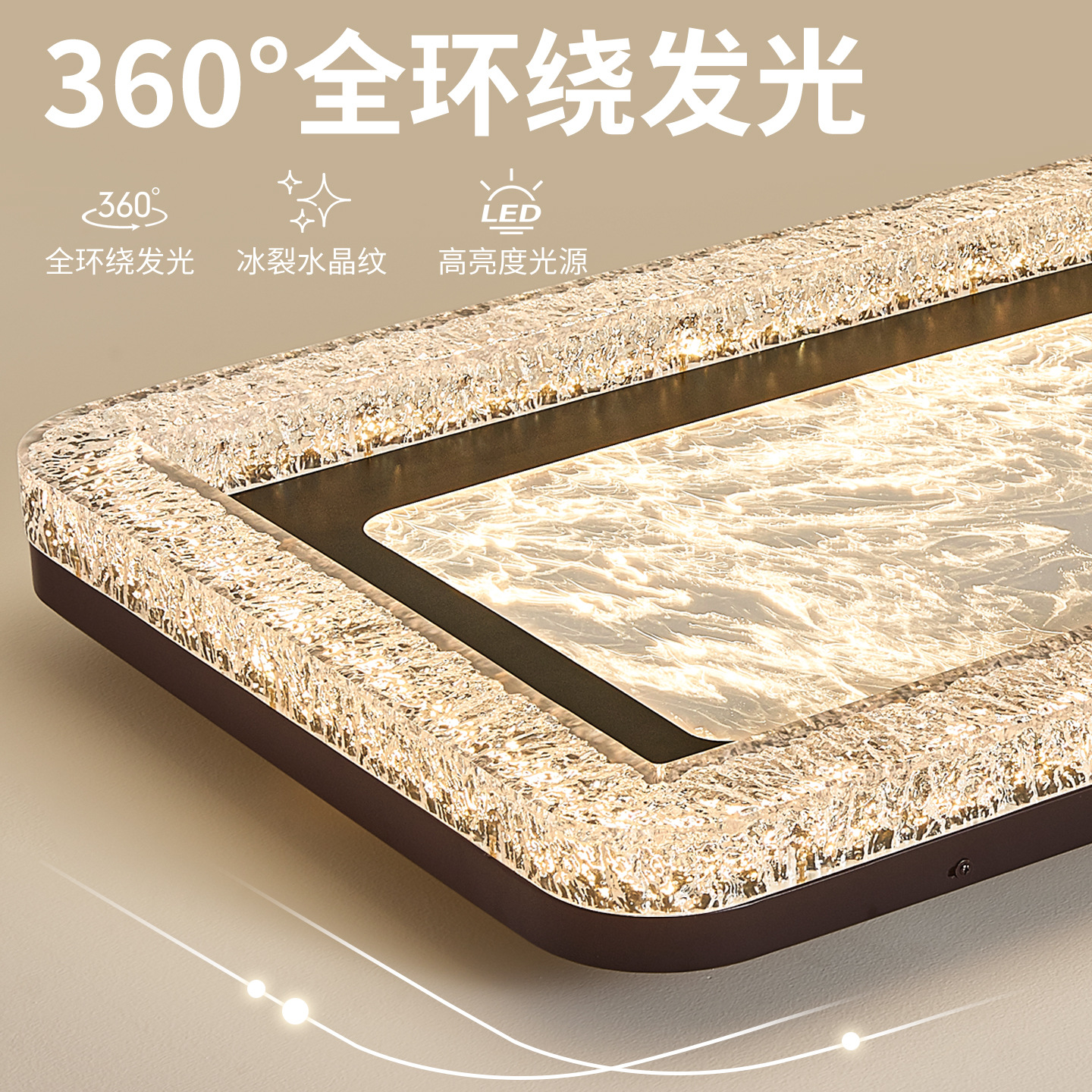 Luz de la sala de estar lujosa sensación de alto nivel de nuevo estilo italiano minimalista sala de nubes techo de luz principal de toda la casa Zhongshan lámparas L686