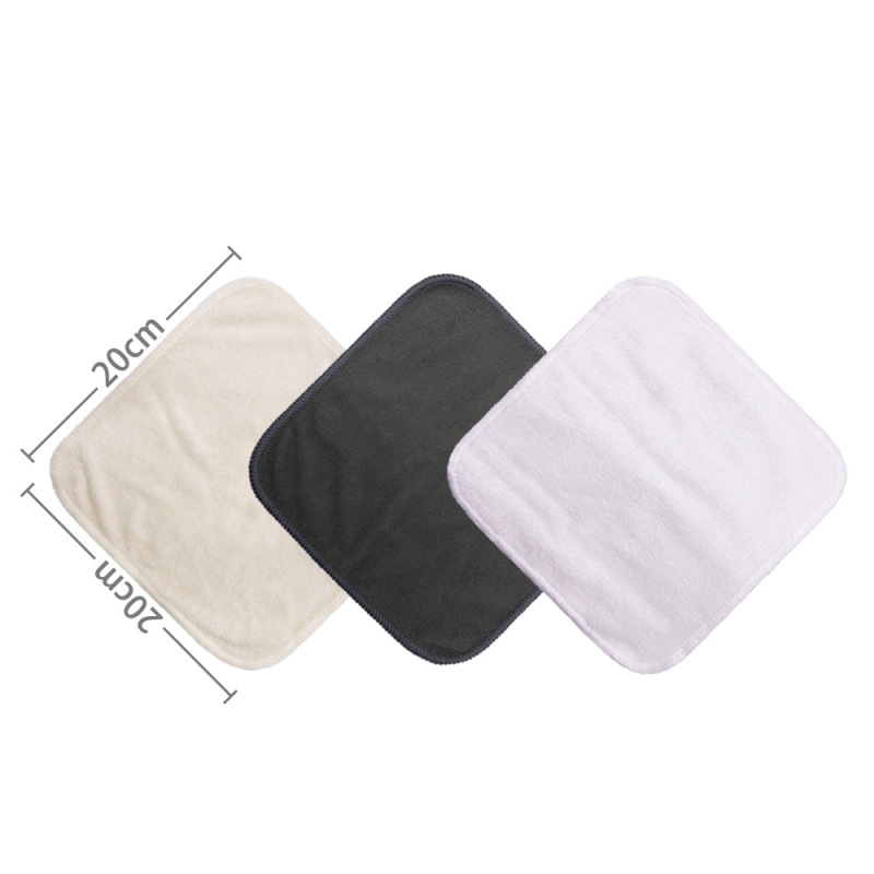 Bamboo fiber small square baby saliva towel washable reusable makeup remover handkerchief skin care towel Bamboo fiber small square baby saliva towel washable reusable makeup remover handkerchief skin care towel
