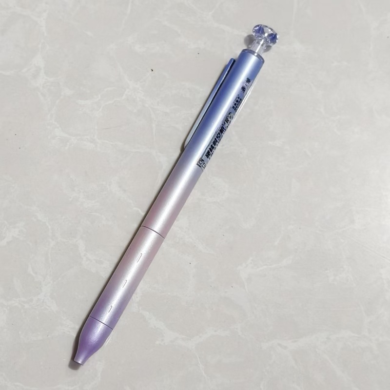 新品点石0152A2赛博光年限定硬核时空金属笔杆双珠速干按动中性笔|undefined
