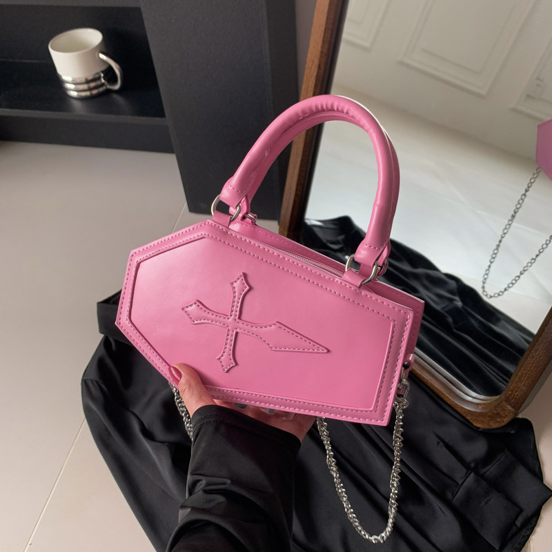 Bolso de cadena Sweet Cool Hot Girl 2025 Verano Nuevo Bolso de Mano Personalizado Creativo Bolso de Hombro Bolso Cruzado para Mujer