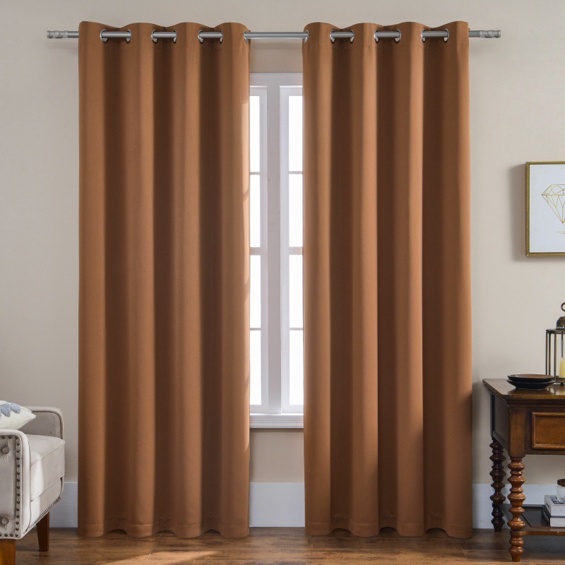 Comercio exterior total sombreante tela opaca protector solar aislamiento térmico tela de sombreante térmico cortinas transfronterizas Amazon al por mayor