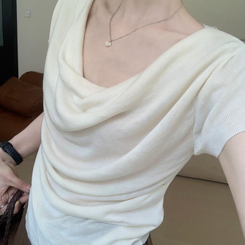 Elegant knitted summer cool T-shirt
